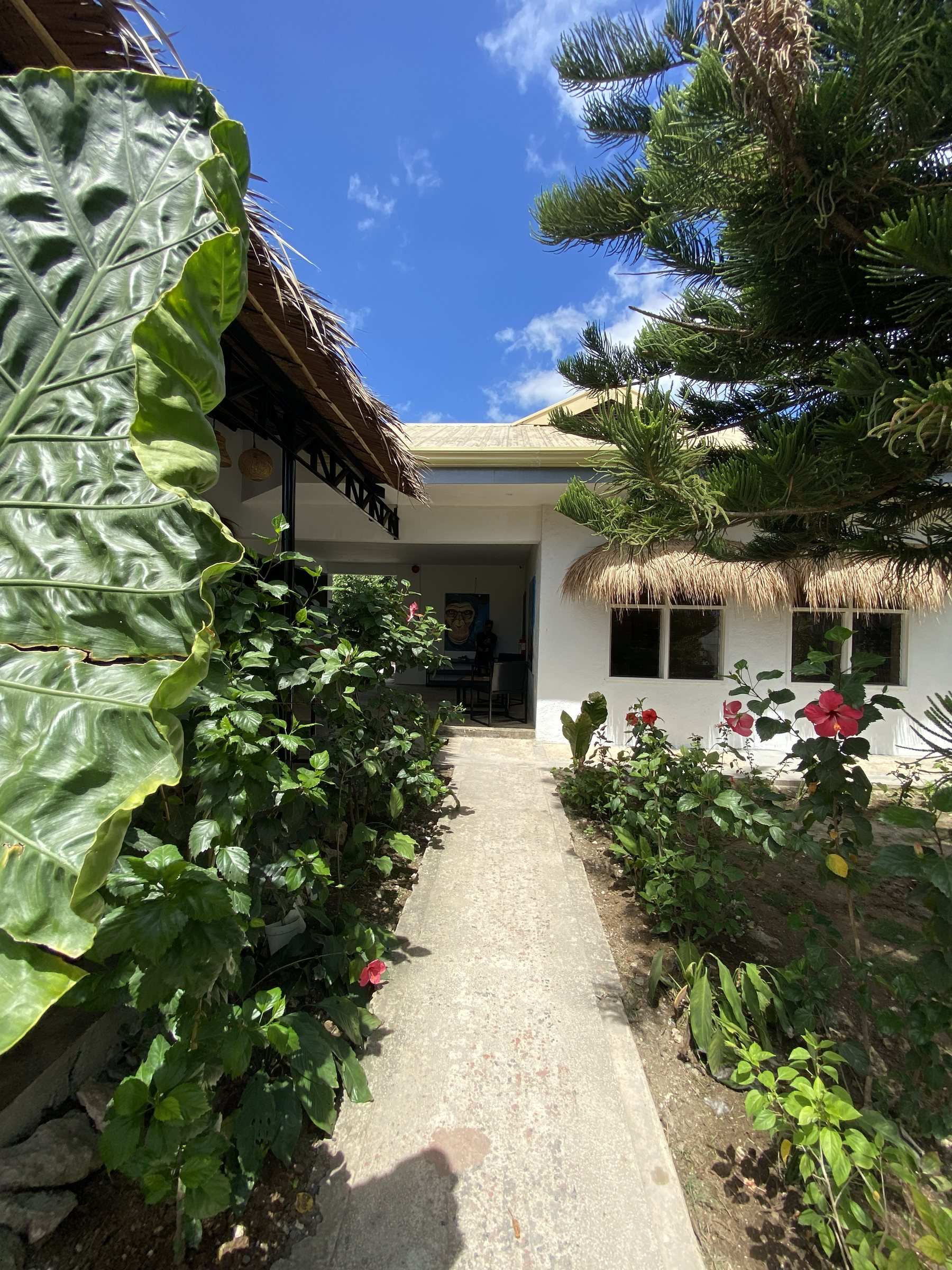 Garden path to the hostel