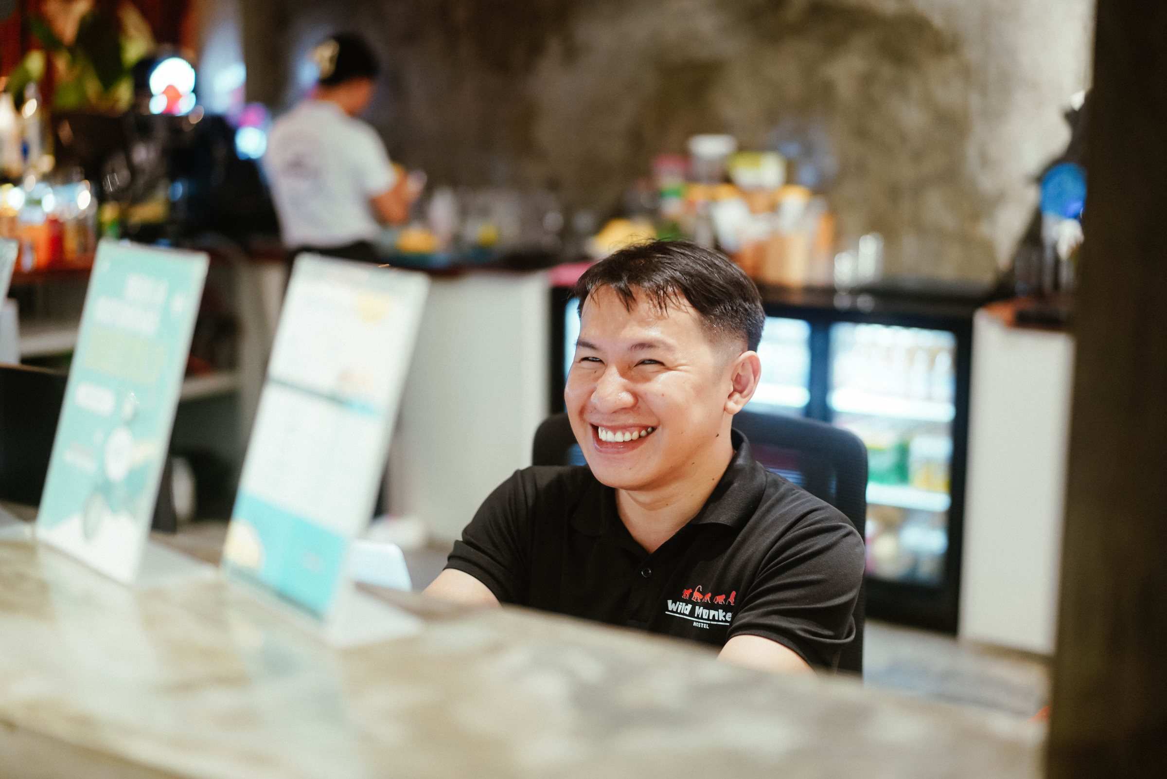 Our reception team